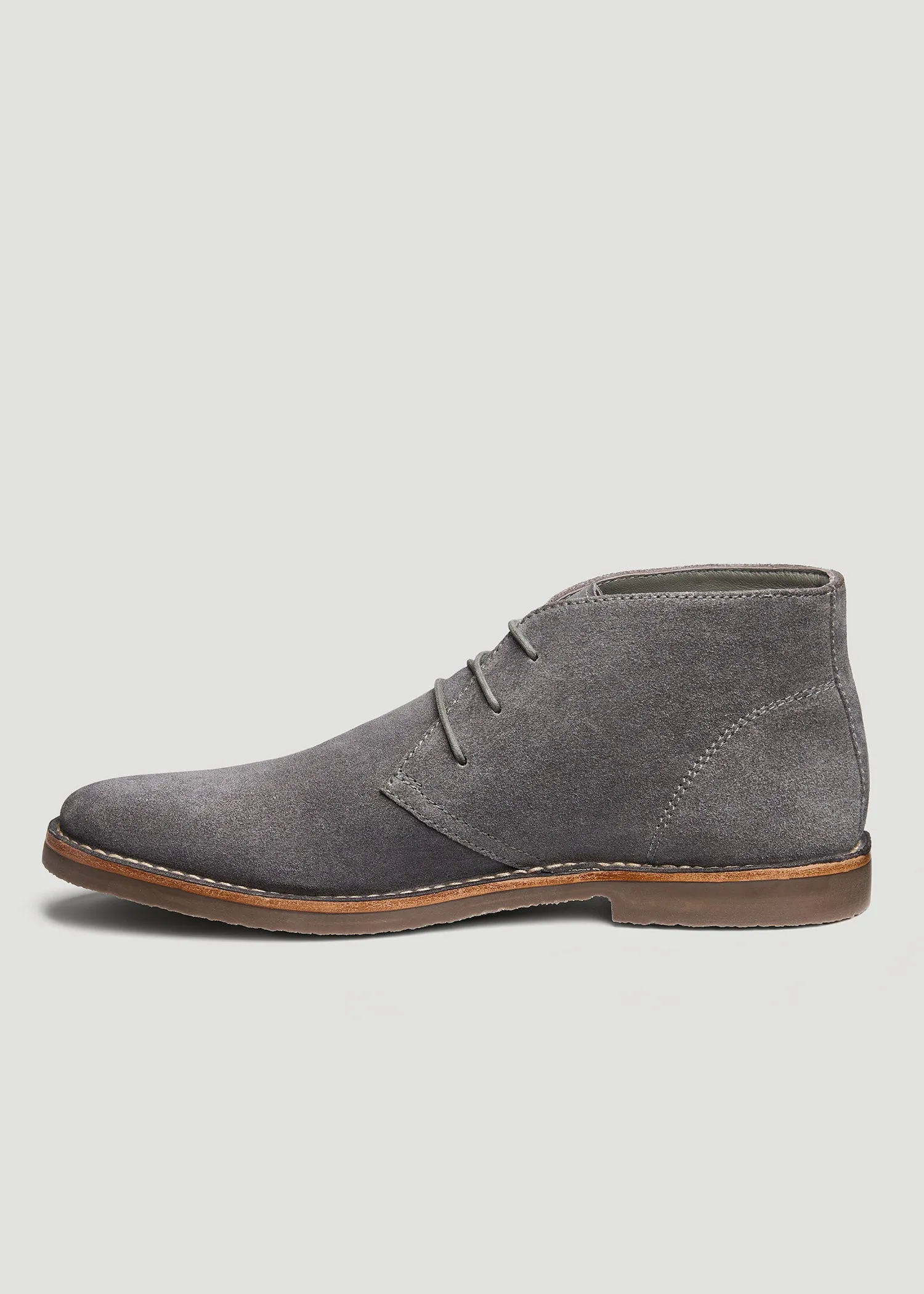 Men's Suede Desert Boots Size 13 to 15 in Grey sold by American Tall product image thumbnail 2