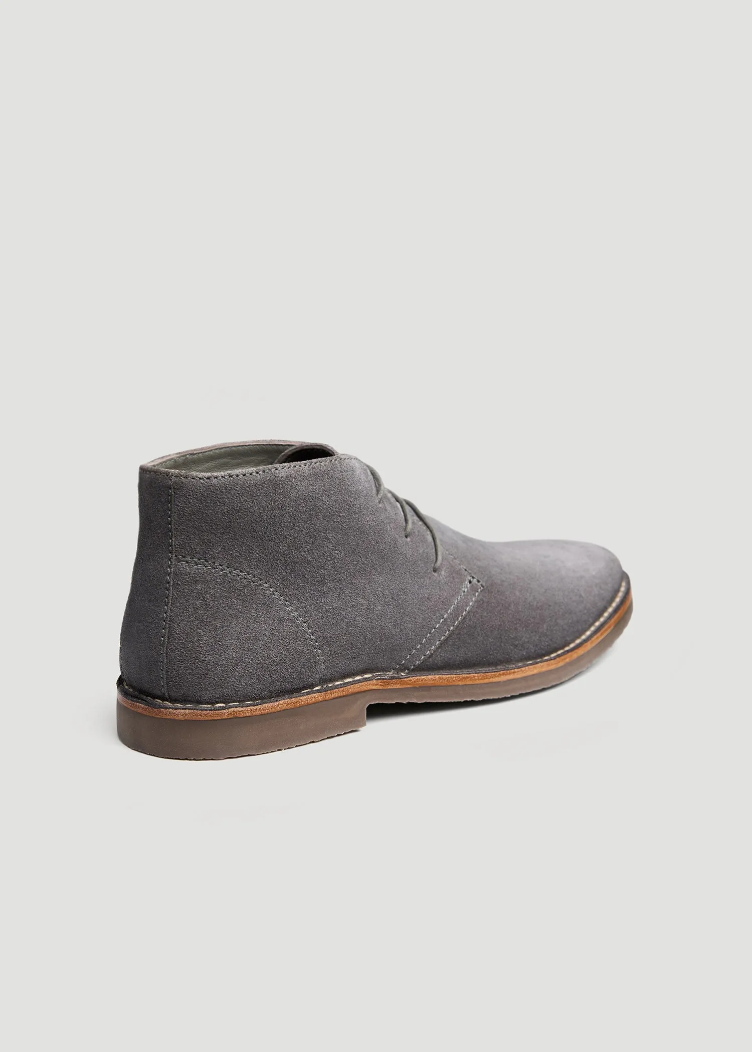 Men's Suede Desert Boots Size 13 to 15 in Grey sold by American Tall product image thumbnail 3