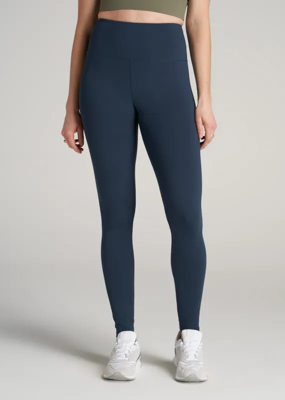 Balance High-Rise Leggings for Tall Women in Bright Navy sold by American Tall