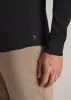 Double Honeycomb Thermal Long-Sleeve Henley Shirt for Tall Men in Black sold by American Tall