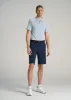 Traveler Chino Shorts for Tall Men in Marine Navy sold by American Tall
