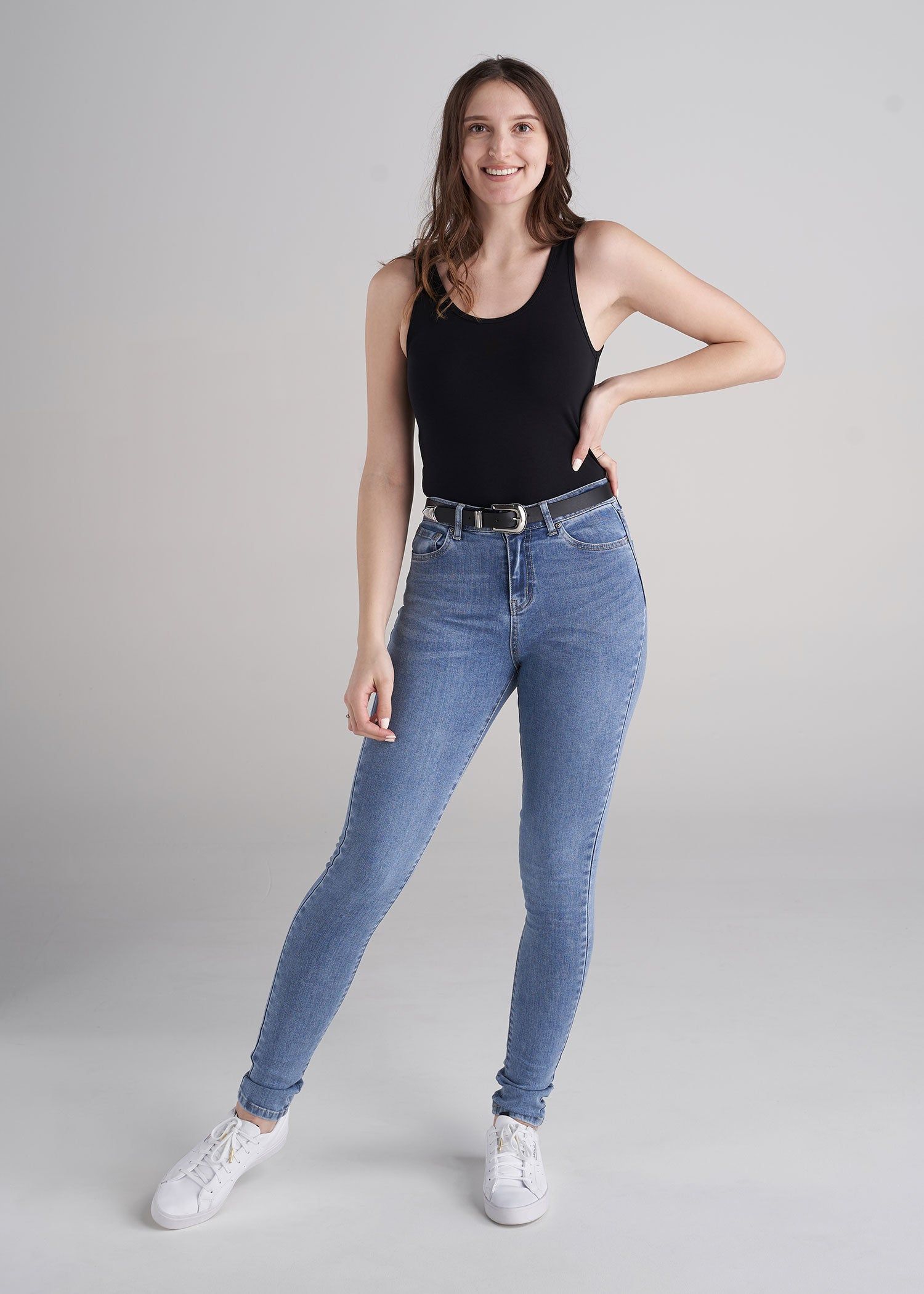 Jersey Tank in Black - Women's Tall Tank Tops sold by American Tall product image thumbnail 5