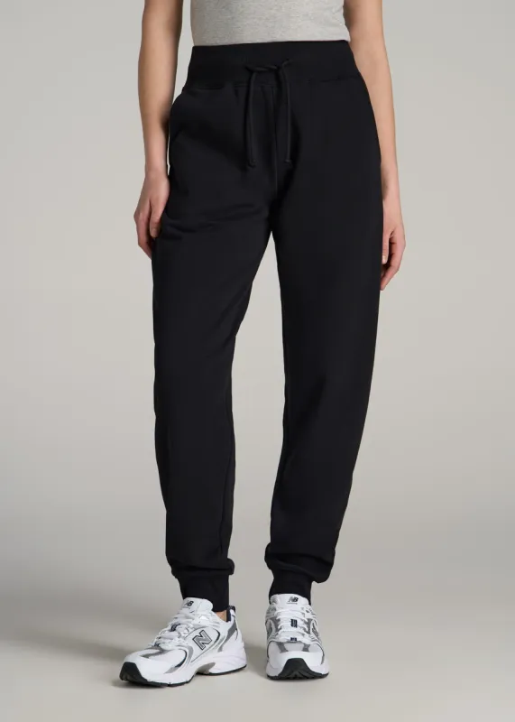 A.T. Basics Athletic Joggers for Tall Women in Black sold by American Tall