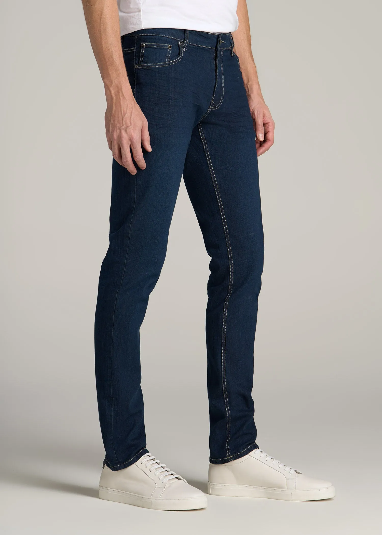 Carman TAPERED Jeans for Tall Men in Blue Steel sold by American Tall product image thumbnail 3