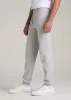 Tall Men's Utility Fleece Joggers in Silver Grey sold by American Tall