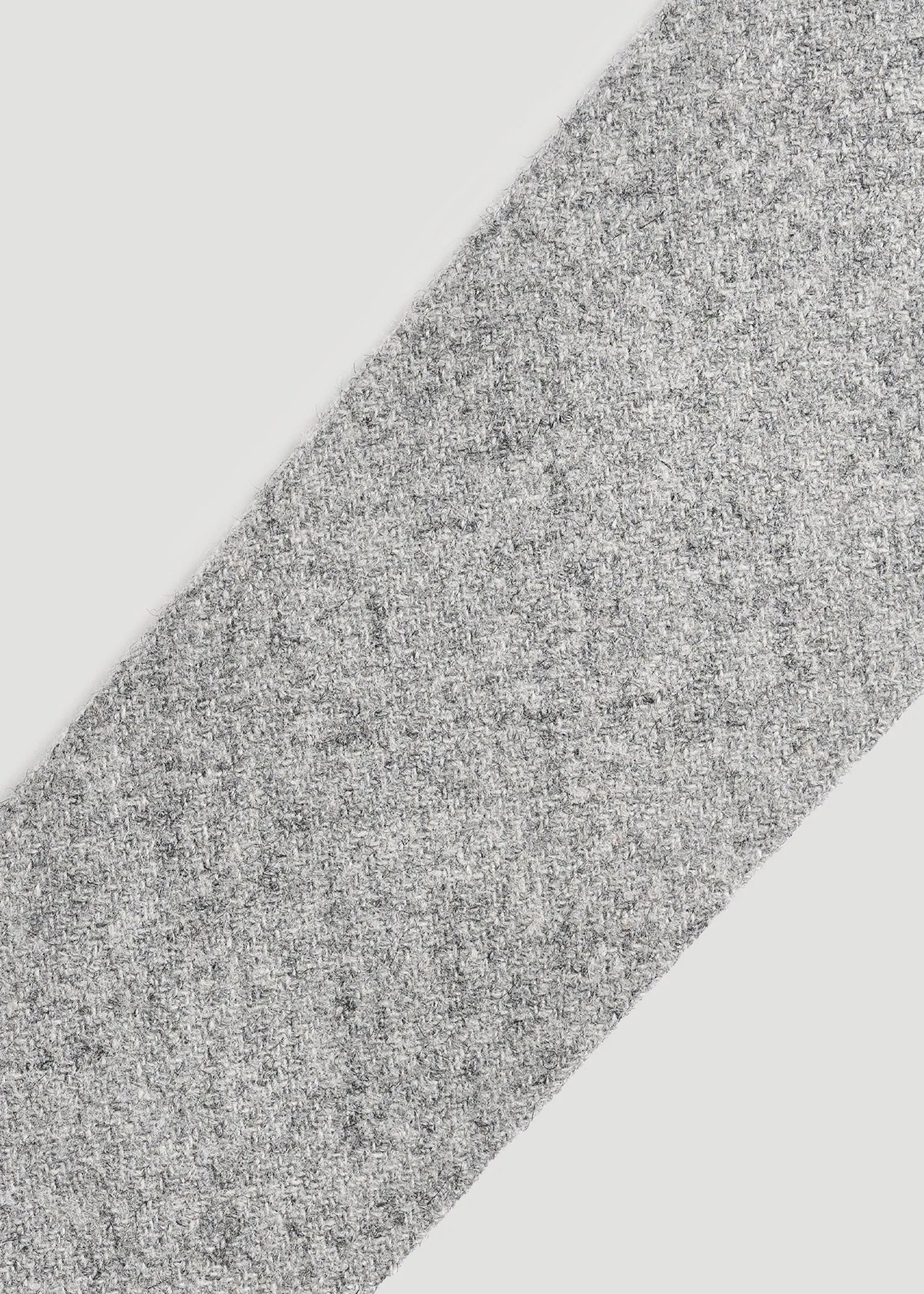 Wool Tie for Tall Men in Grey Mix sold by American Tall product image thumbnail 2