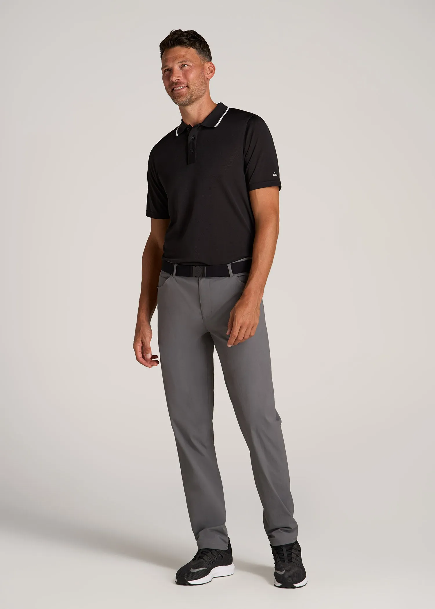 TAPERED-FIT Traveler Pants for Tall Men in Charcoal sold by American Tall product image thumbnail 4