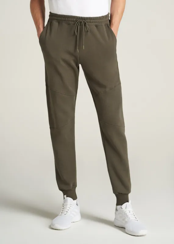 Wearever Fleece Joggers for Tall Men in Camo Green sold by American Tall