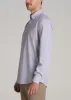Traveler Stretch Dress Shirt for Tall Men in Blue and Apricot Mini Floral sold by American Tall