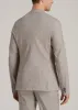Stretch Linen Blazer for Tall Men in Brown Linen sold by American Tall