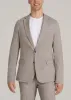 Stretch Linen Blazer for Tall Men in Brown Linen sold by American Tall