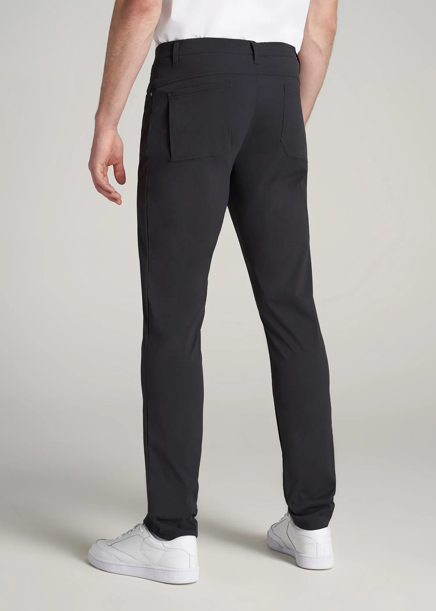 TAPERED-FIT Traveler Pants for Tall Men in Black sold by American Tall product image thumbnail 5