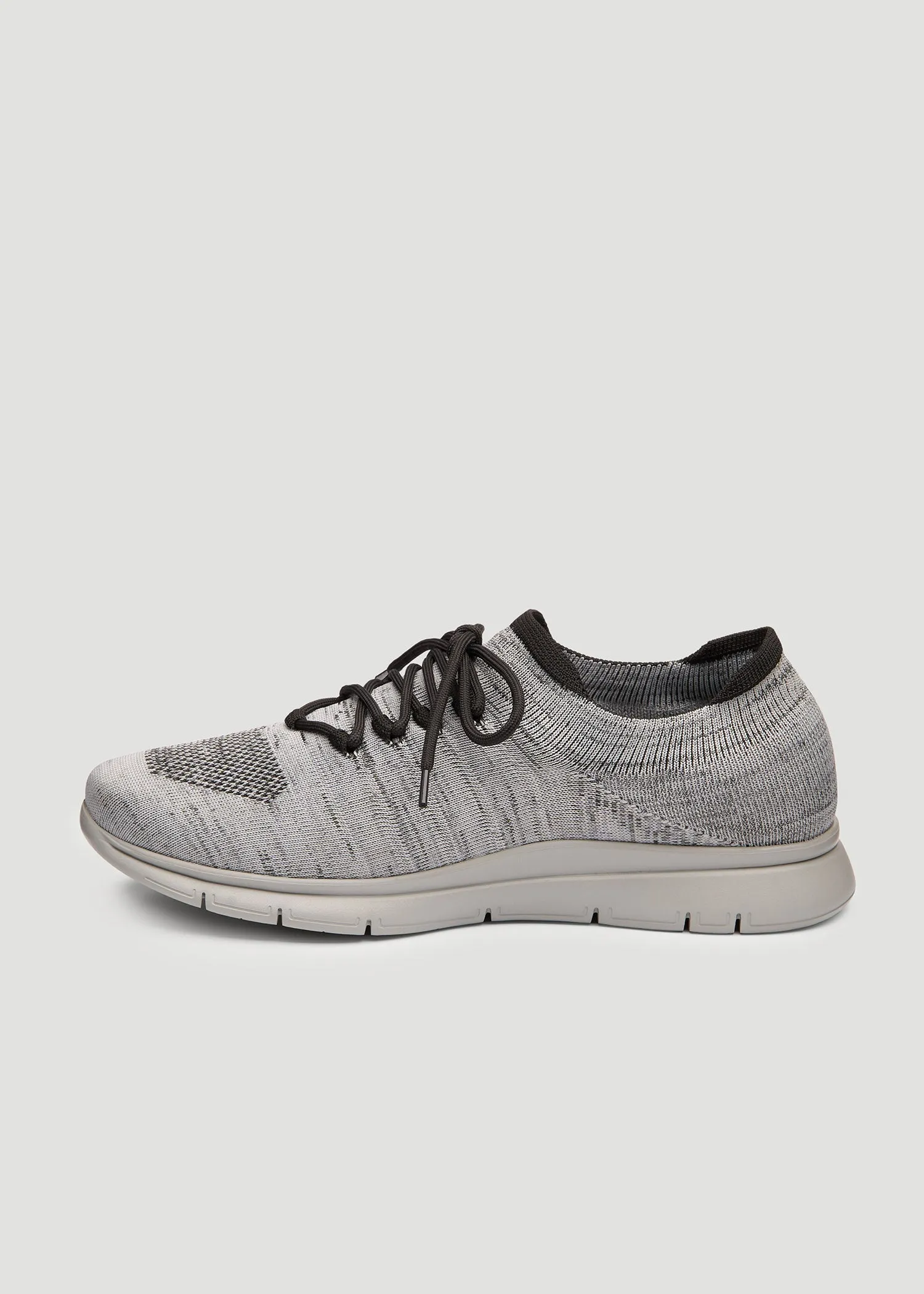 Knit Running Shoes for Tall Men in Grey Mix sold by American Tall product image thumbnail 2