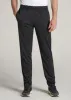 Athletic Stripe Pants for Tall Men in Black And Black sold by American Tall