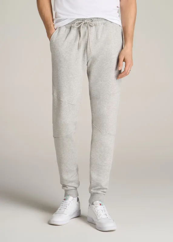 Wearever Fleece Joggers for Tall Men in Grey Mix sold by American Tall