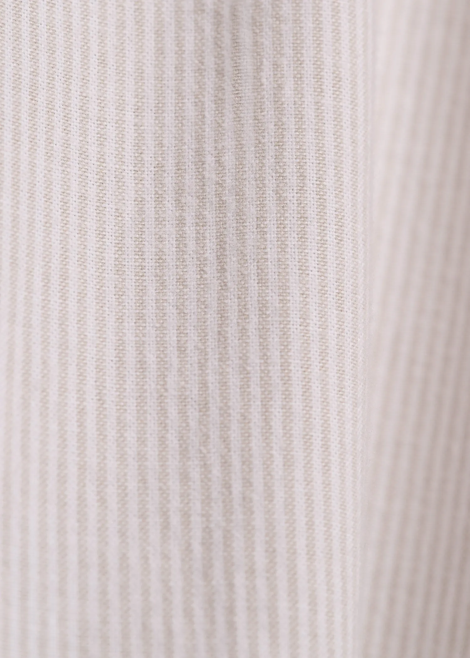 Washed Oxford Shirt for Tall Men in Taupe Mini-stripe sold by American Tall product image thumbnail 5