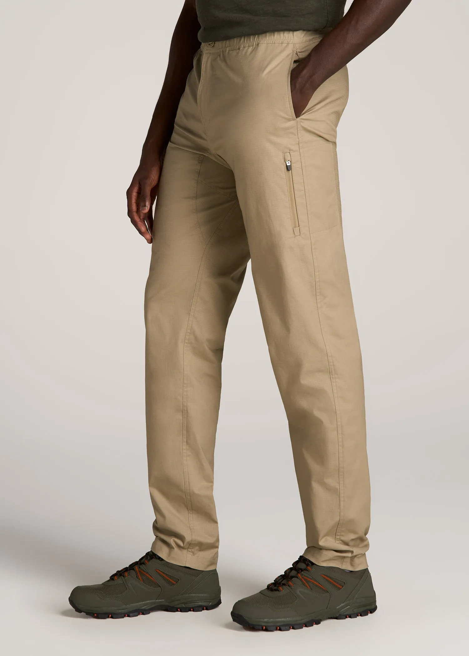 TAPERED-FIT Ripstop Pants for Tall Men in Desert Khaki sold by American Tall product image thumbnail 3