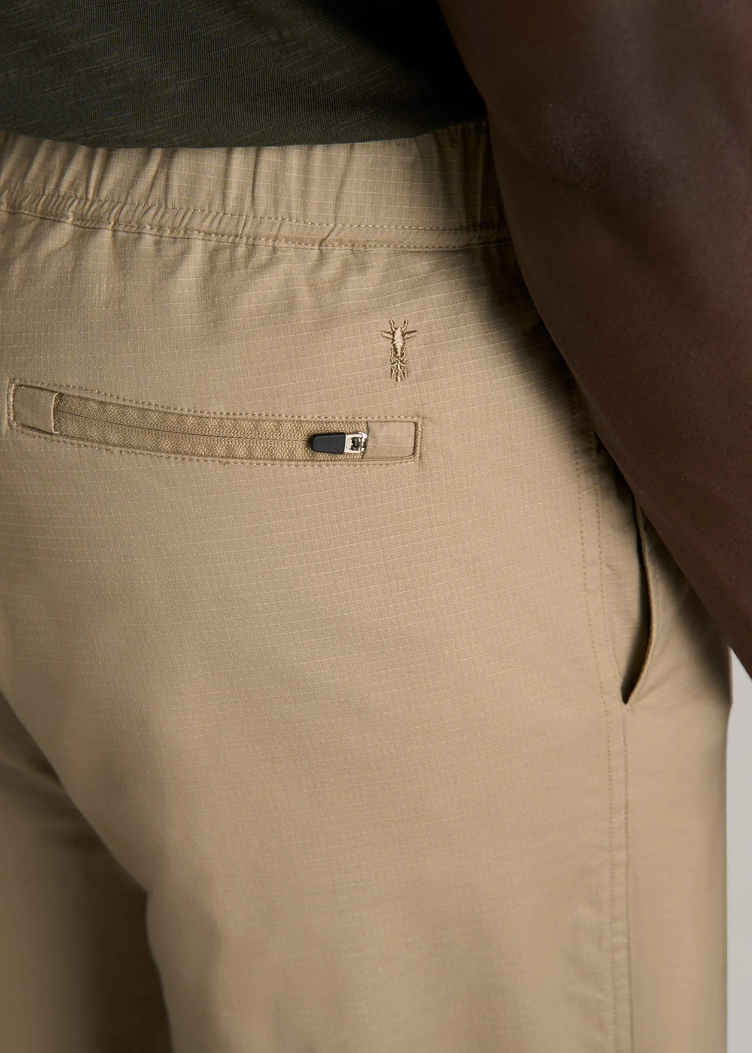 TAPERED-FIT Ripstop Pants for Tall Men in Desert Khaki sold by American Tall product image thumbnail 2