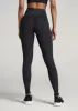 Balance High-Rise Leggings for Tall Women in Black Cheetah Print sold by American Tall