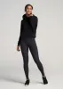 Balance High-Rise Leggings for Tall Women in Black Cheetah Print sold by American Tall