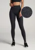 Balance High-Rise Leggings for Tall Women in Black Cheetah Print sold by American Tall