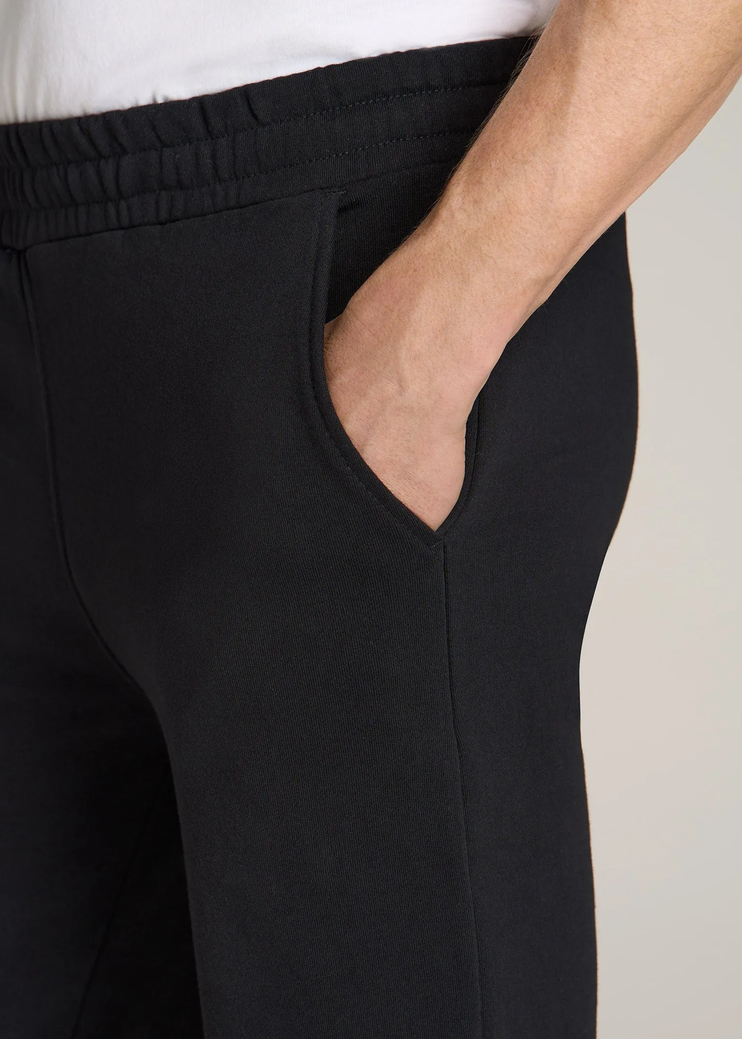 Wearever French Terry Sweatpants for Tall Men in Black sold by American Tall product image thumbnail 2
