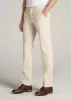 Carman TAPERED Chinos for Tall Men in Soft Beige sold by American Tall