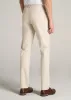 Carman TAPERED Chinos for Tall Men in Soft Beige sold by American Tall