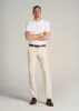 Carman TAPERED Chinos for Tall Men in Soft Beige sold by American Tall