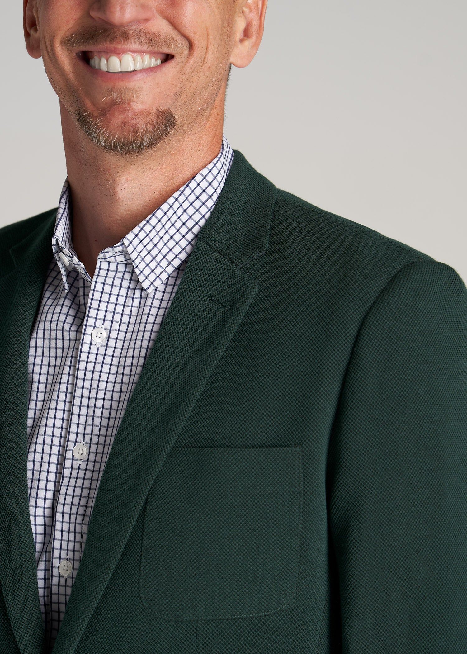 Men's Tall Blazer in Midnight Green sold by American Tall product image thumbnail 5