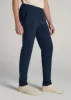 Microsanded French Terry Sweatpants for Tall Men in Marine Navy sold by American Tall