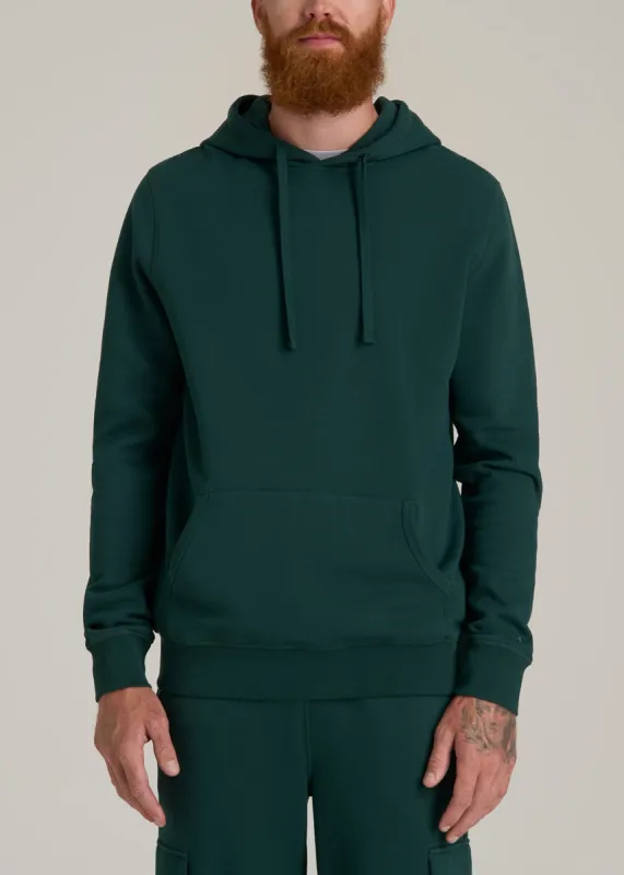 Wearever 2.0 Fleece Hoodie for Tall Men in Rain Forest sold by American Tall