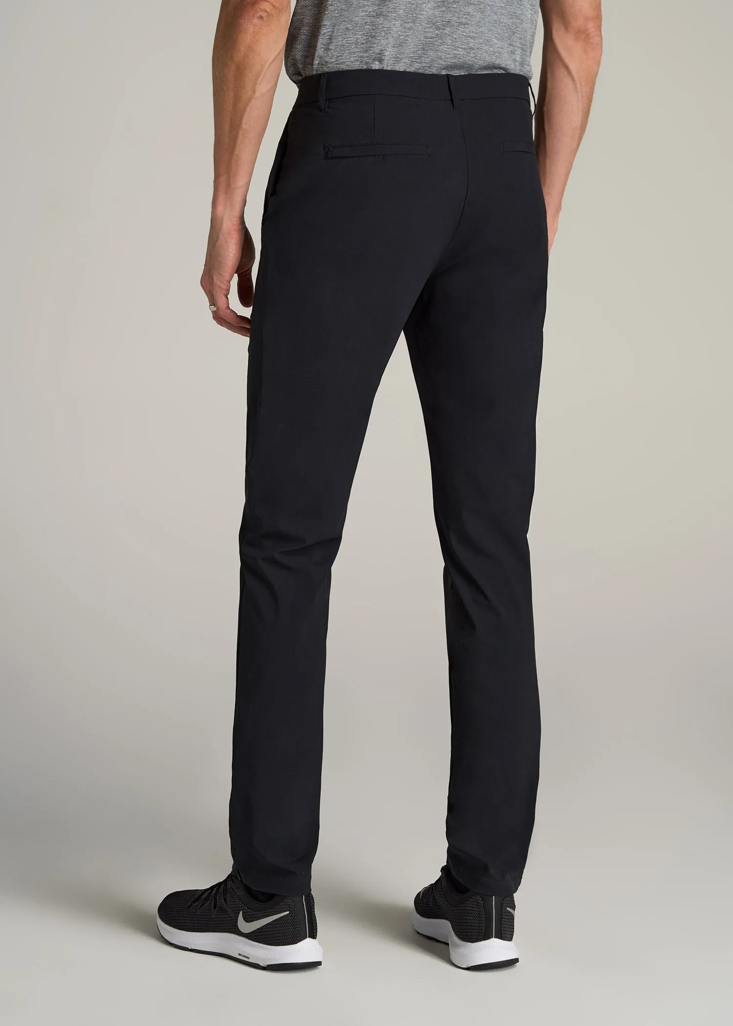 Performance TAPERED-FIT Chino Pants for Tall Men in Black sold by American Tall product image thumbnail 4