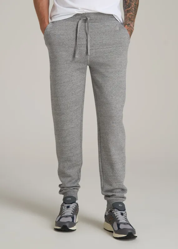 Wearever 2.0 Fleece Joggers for Tall Men in Heathered Grey sold by American Tall