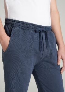LJ&S Pigment-Dyed Joggers for Tall Men in Vintage Midnight Navy sold by American Tall
