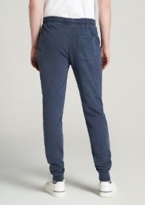 LJ&S Pigment-Dyed Joggers for Tall Men in Vintage Midnight Navy sold by American Tall