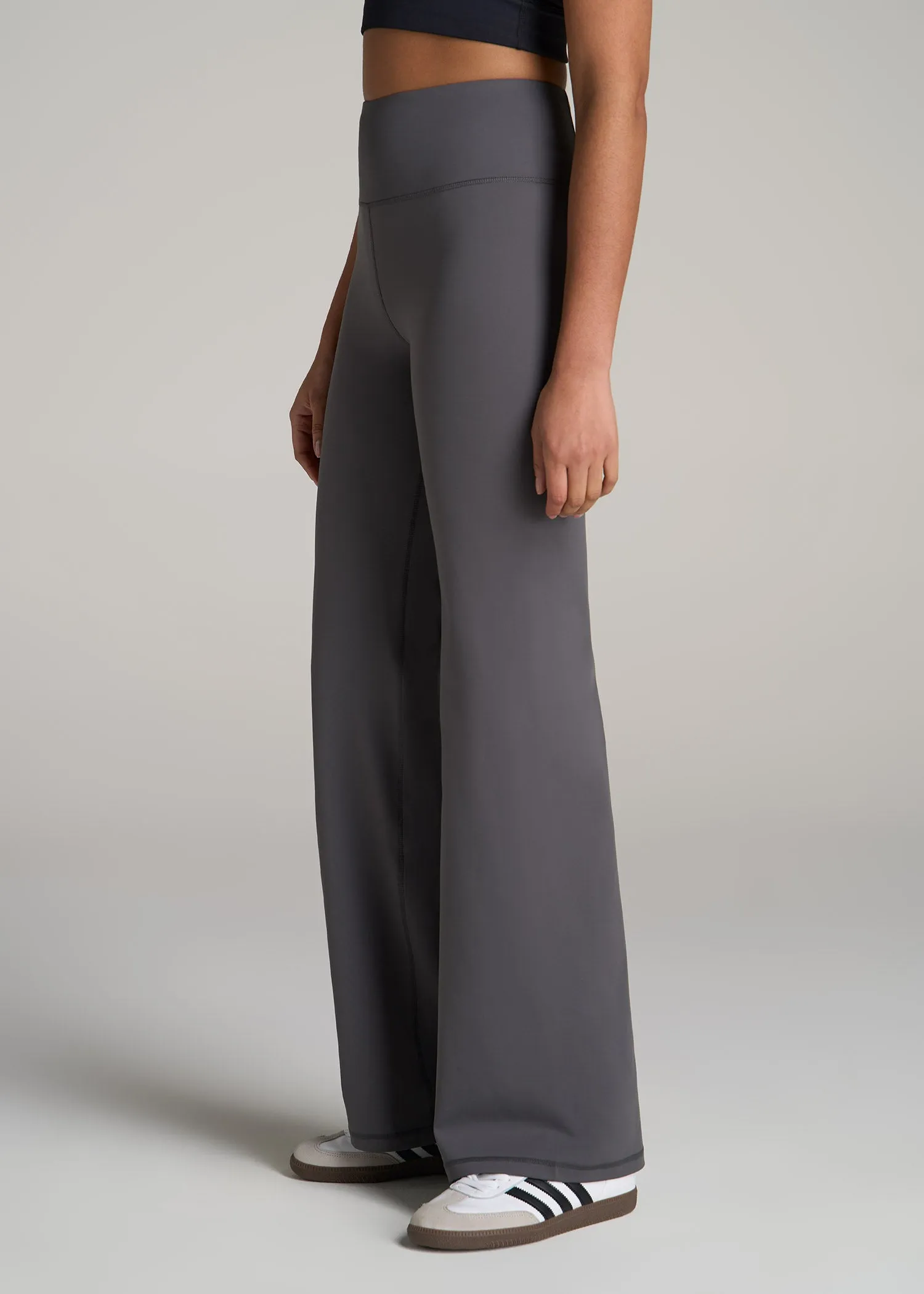 Balance Wide-Leg Pants for Tall Women in Charcoal sold by American Tall product image thumbnail 3