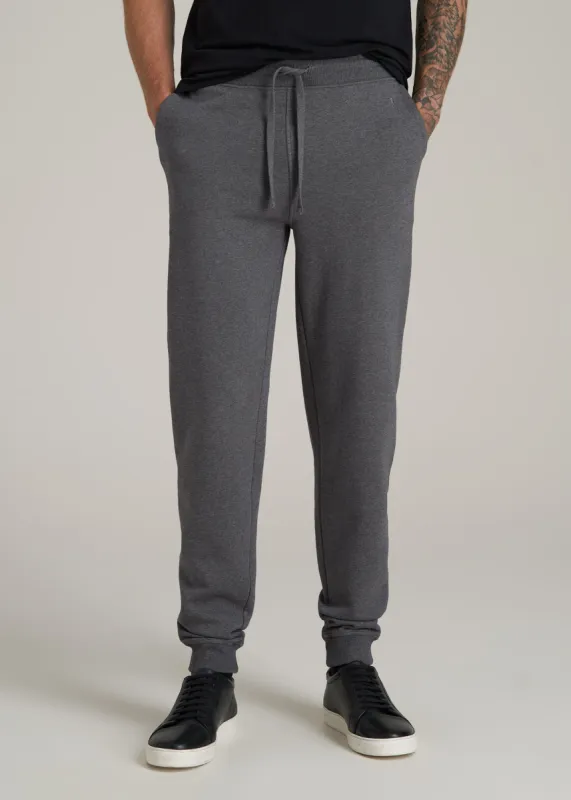 Wearever 2.0 Fleece Joggers for Tall Men in Charcoal Mix sold by American Tall
