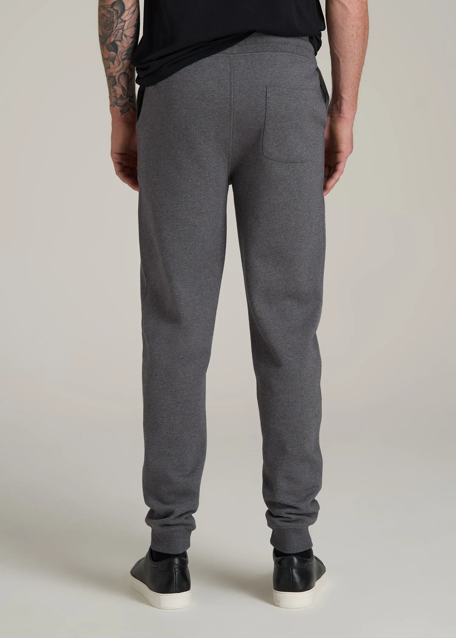 Wearever 2.0 Fleece Joggers for Tall Men in Charcoal Mix sold by American Tall product image thumbnail 5