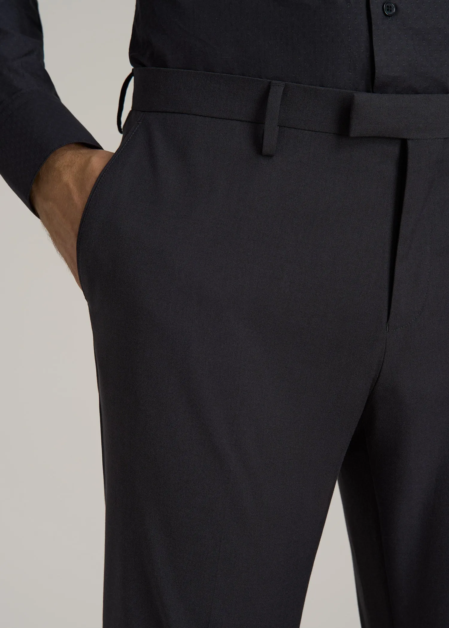 Suit Trousers for Tall Men in Mid Grey sold by American Tall product image thumbnail 2