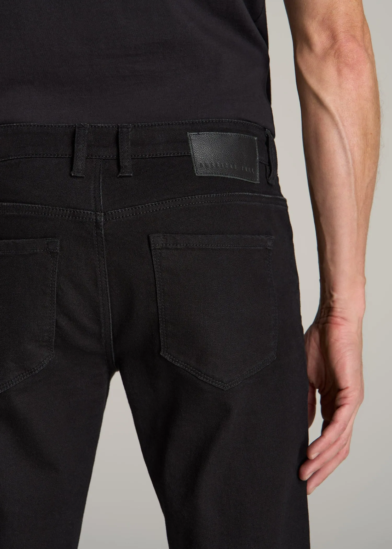 Carman TAPERED Jeans for Tall Men in True Black sold by American Tall product image thumbnail 2