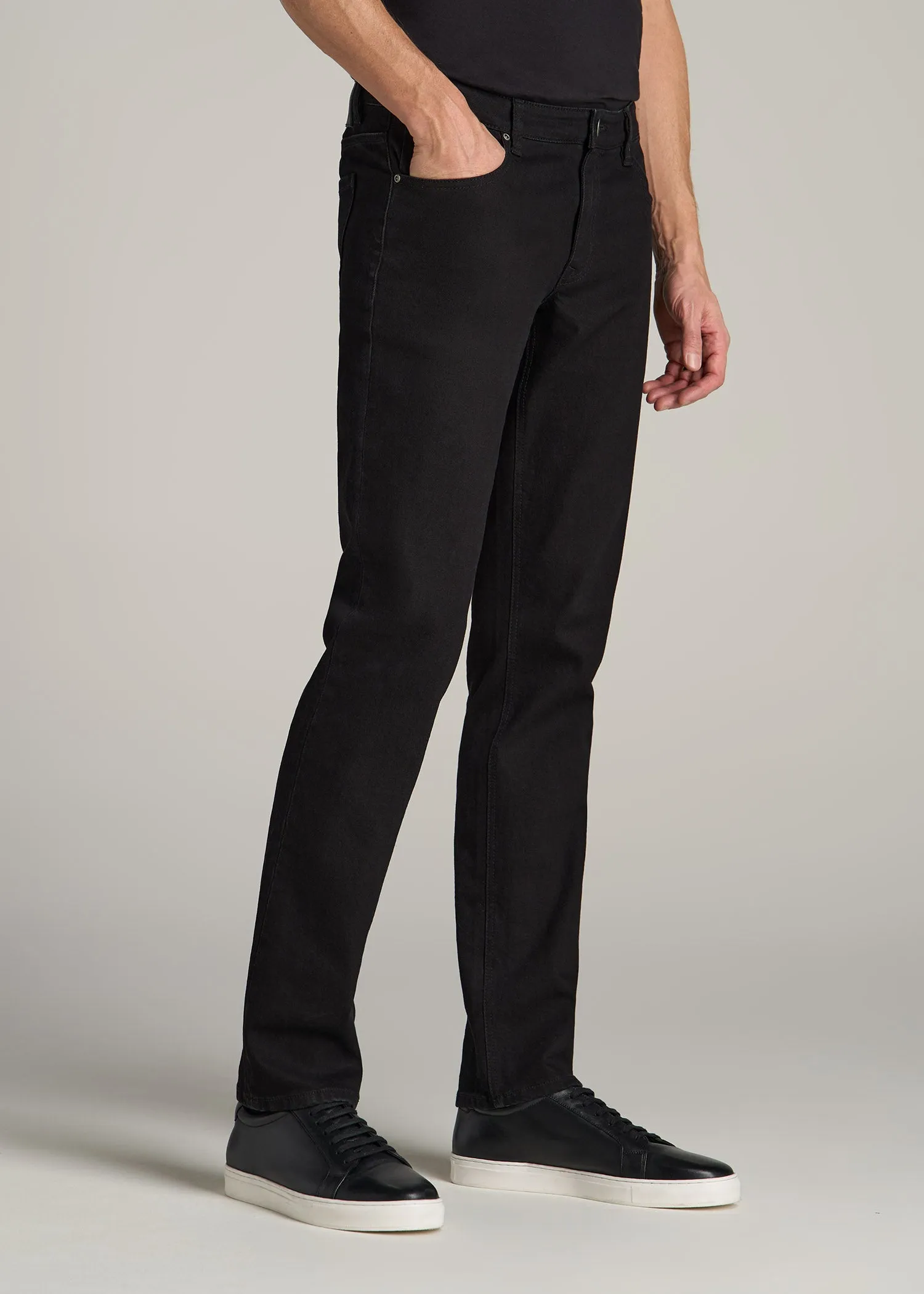 Carman TAPERED Jeans for Tall Men in True Black sold by American Tall product image thumbnail 3