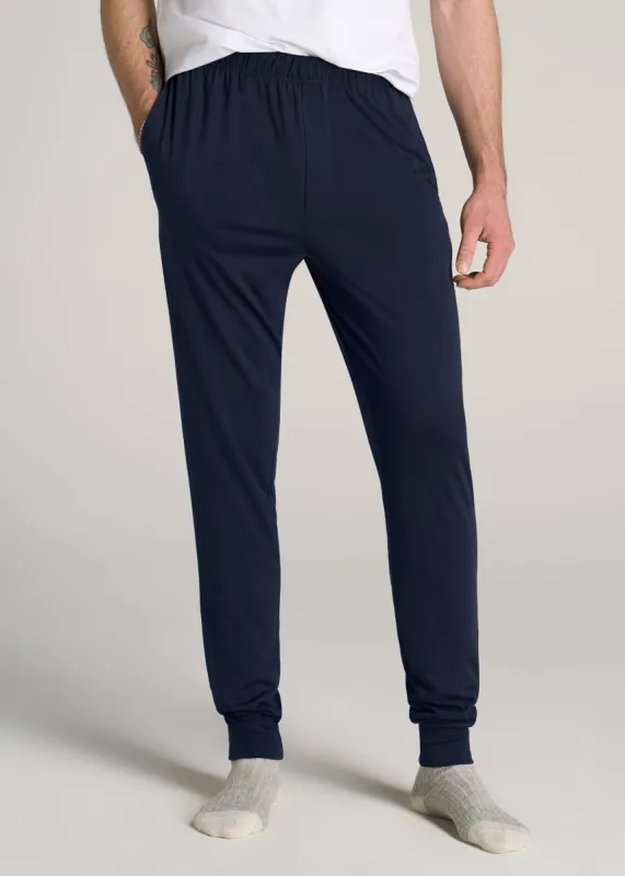Lounge Pant Joggers for Tall Men in Navy sold by American Tall