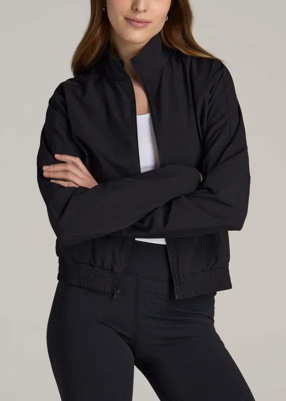 Layer Up Tall Women's Jacket in Black sold by American Tall
