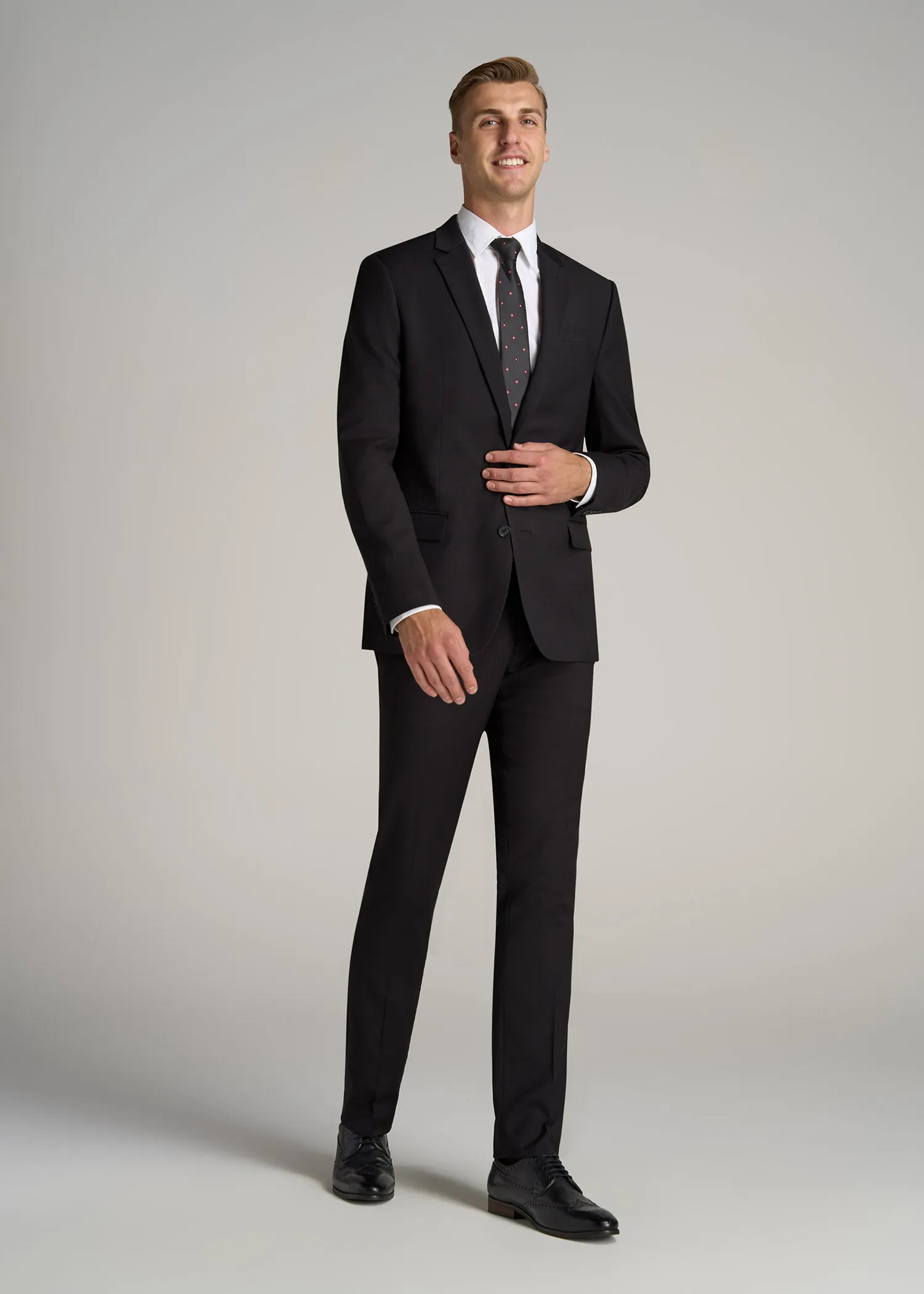 Suit Jacket for Tall Men in Black sold by American Tall product image thumbnail 4