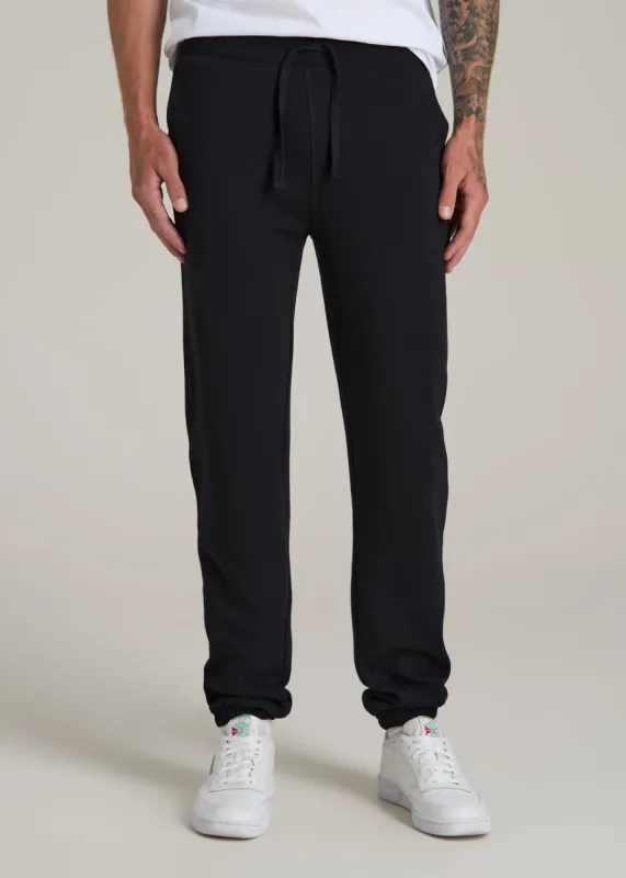 Wearever 2.0 Fleece Sweatpants for Tall Men in Black sold by American Tall