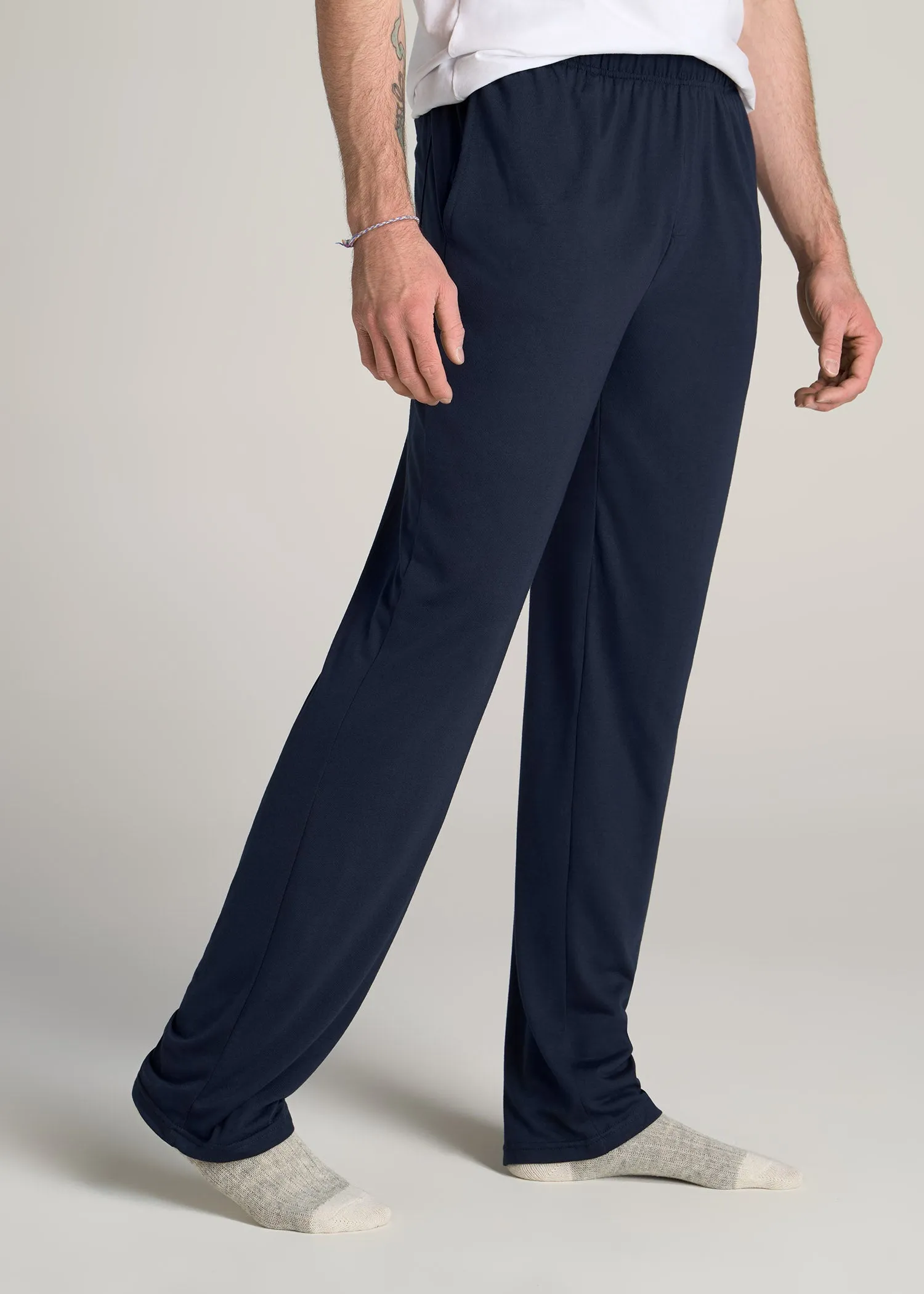 Lounge Pajama Pants for Tall Men in Navy sold by American Tall product image thumbnail 3