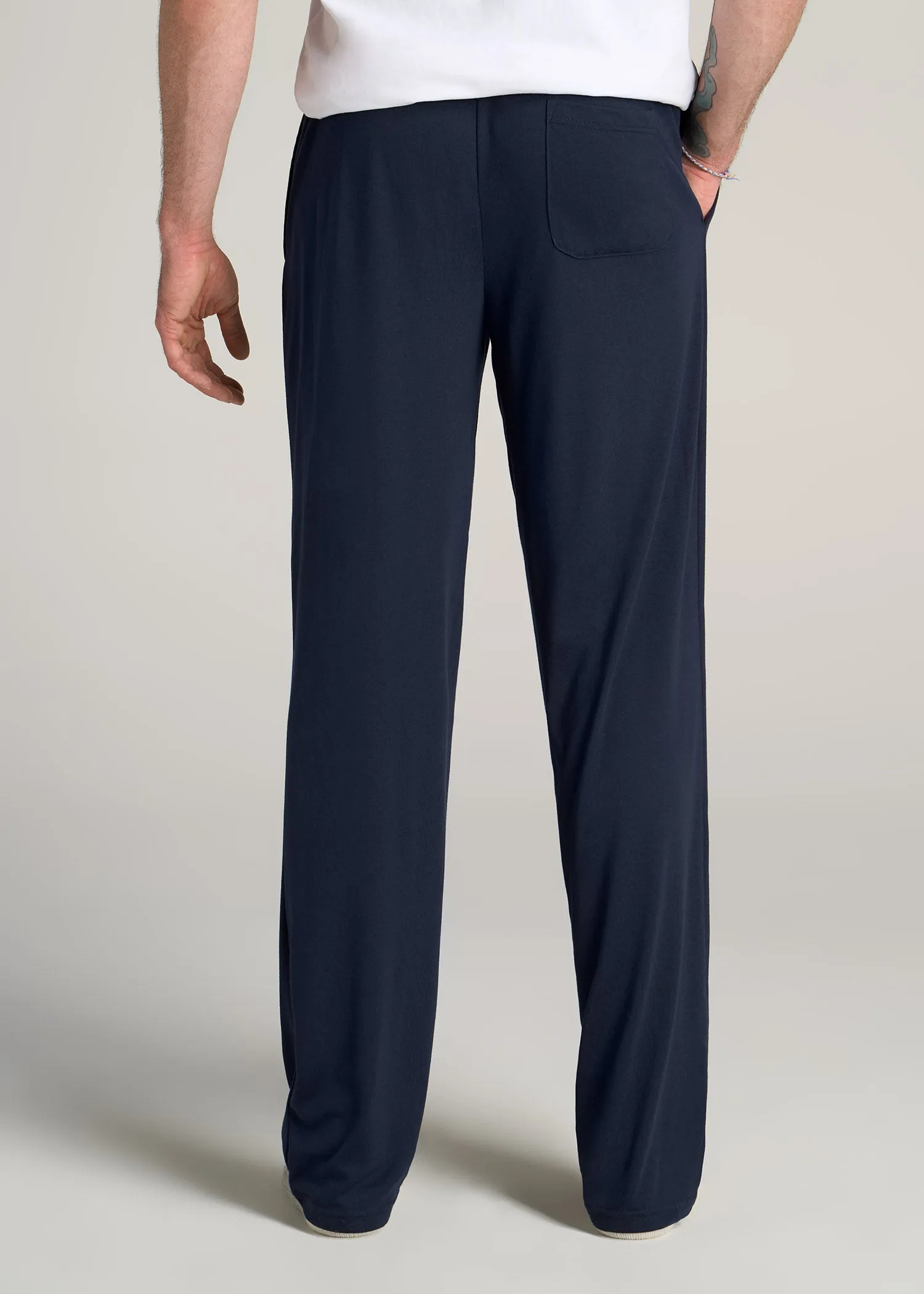 Lounge Pajama Pants for Tall Men in Navy sold by American Tall product image thumbnail 5