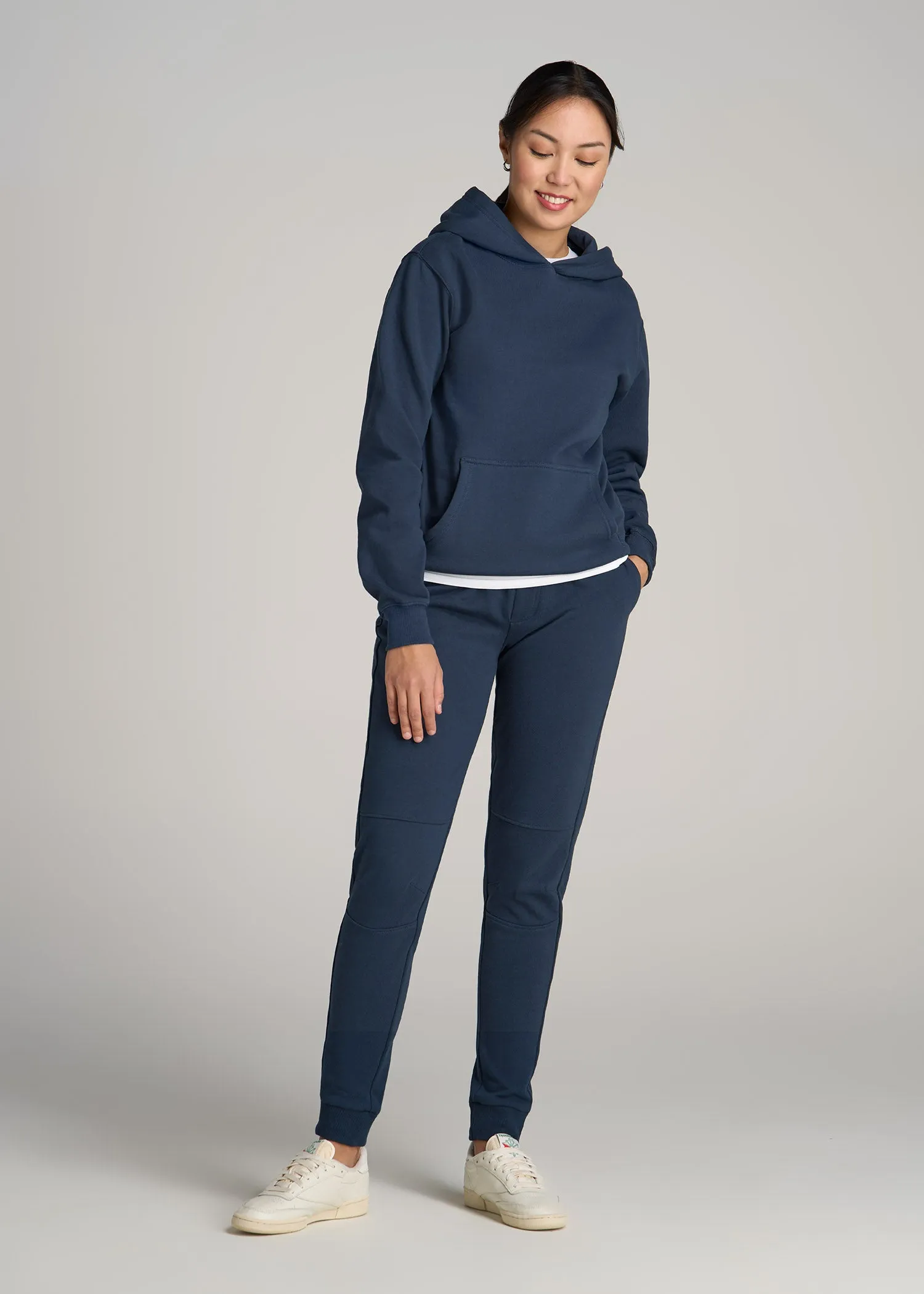 Wearever French Terry Tall Women's Joggers in Bright Navy sold by American Tall product image thumbnail 4