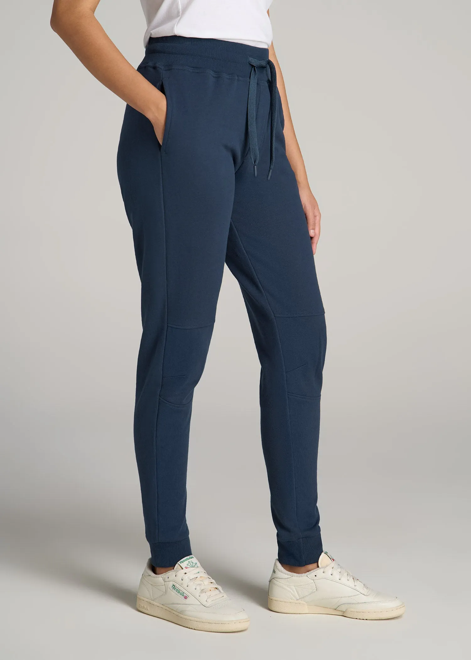 Wearever French Terry Tall Women's Joggers in Bright Navy sold by American Tall product image thumbnail 3